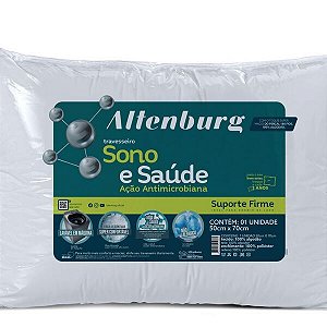 Altenburg Travesseiro Sono Saúde Antiviral 50x70 Branco