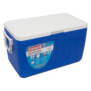 Invicta Coleman Caixa Térmica Azul 45,4L Com Dreno