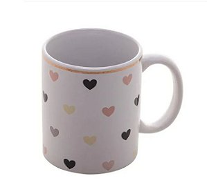 Lyor Caneca De Cerâmica Color Hearts 350ML