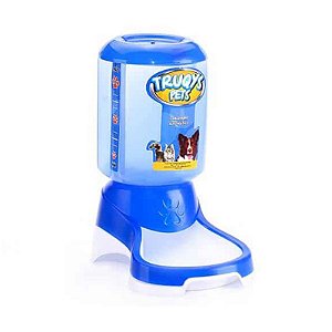 Truqys Pets Comedouro Automático Com Galão Azul 1Kg