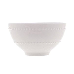 Lyor Bowl De Porcelana New Bone Pearl Branco 380ML