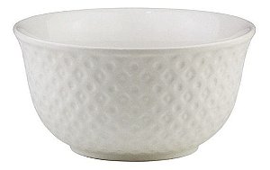 Lyor Bowl De Porcelana New Bone Losango Branco 400ML