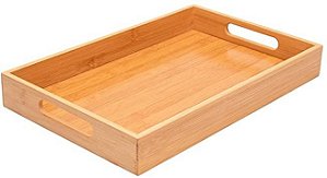 Mimo Bandeja De Bambu Retangular Ecokitchen 40x25x5CM