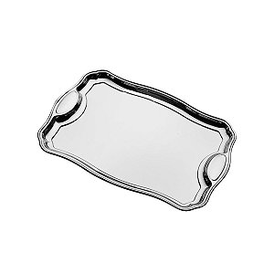 Tramontina Bandeja Classic Retangular Em Aço Inox Com Alças 34x24CM