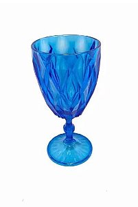 Plastifesta Taça De Poliestireno Diamante Azul Translúcido 300ML