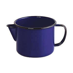 Ewel Caneca Esmaltada Com Bico Azul Nº12 1L