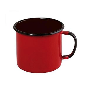 Ewel Caneca Esmaltada Vermelha Nº6 160ML