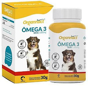 Organnact Ômega 3 Dog 1000MG 30G