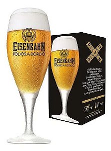 Ruvolo Taça de Cerveja Eisenbahn Cristal Institucional 400ml