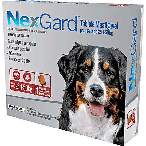 Nexgard P/ Cães 25,1 a 50KG