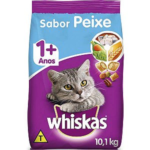 Whiskas Ração Dry Adulto Peixe 10,1KG