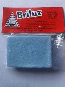 Briluz Pedra Para Polir Fogão Azul 140G