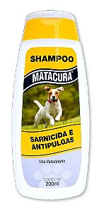 Matacura Shampoo Sarnicida e Antipulgas 200mL