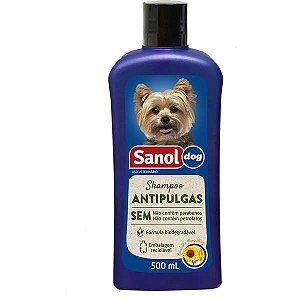 Sanol Dog Shampoo Antipulgas 500mL