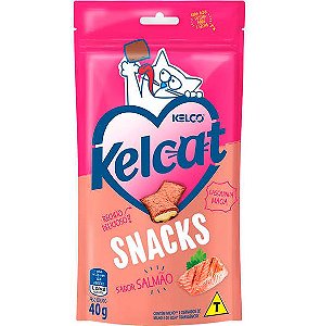 Kelcat Snack Salmão 40G