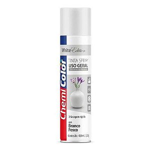 Chemicolor Tinta Spray U.G. Branco Fosco 400mL