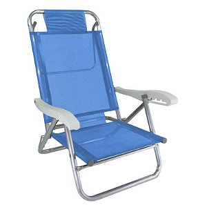 Zaka Cadeira Banho de Sol Azul
