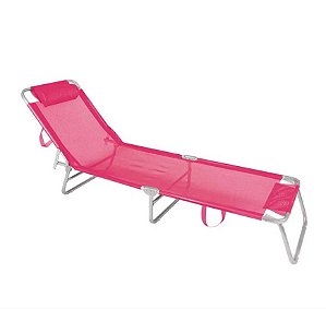 Mor Cadeira Espreguiçadeira Alumínio Rosa