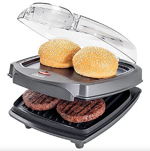 Oster Grill Elétrico Burguer 2 em 1 C/ Estufa