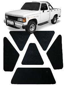 Forro Manta Acústica do Capô Gm D20 D40 A20 C20 1985 1996 Automotiva Isolante Adesivado com Presilhas Modelo Original