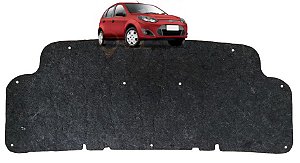 Forro Manta Acústica do Capô Ford Fiesta 2004 2005 2006 2007 2008 2009 2010 2011 2012 2013 Automotiva Isolante Adesivado com Presilhas Modelo Original