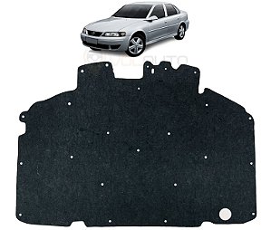 Forro Manta Acústica do Capô Chevrolet Vectra 1996 Automotiva Isolante Adesivado com Presilhas Modelo Original