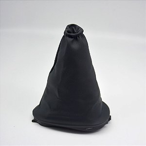 Coifa da Alavanca de Cambio Carro Renault Logan 2007-2013 / Sandero 2007-2014 Com Base / Cor: PRETA