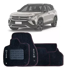 Tapete Jogo Kit Carpete Confort Volkswagen Taos 2021 2022 2023