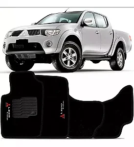 Jogo De Tapete Carpete L200 Triton 2008 A 2015 Personalizado