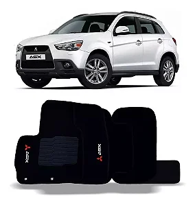 Jogo De Tapete Carpete Mitsubishi Asx Bordado 2010 A 2018