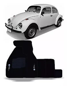 Jogo De Tapete Carpete Fusca 59 60 61 92 A 93 94 95 96 Preto