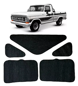 Forro Manta Do Capô Motor Ford F1000 1972-1991 Adesivada