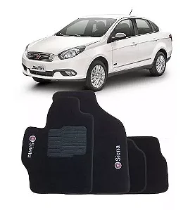 Jogo Tapete Siena G4 2008 À 2014 Personalizado C/ Bordado Hd