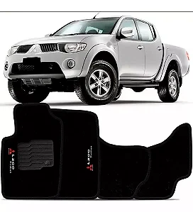 Jogo De Tapete Carpete Personalizado L200 Triton 2008 A 2015