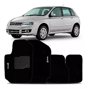Jogo De Tapetes Personalizado Bordado Stilo Preto 2002-2011