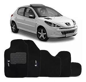 Jogo de Tapete Peugeot 207 2007 Até 2018