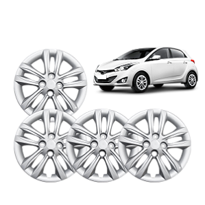 Jogo 4 Calotas Universal Aro 14p Modelo Hb20 Hatch/sedan 2016/18 (cubo Baixo) Parafuso