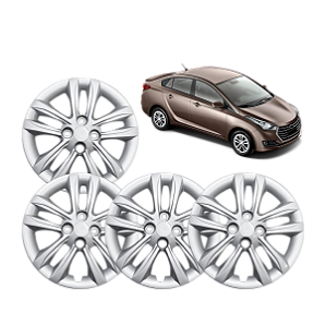 Jogo 4 Calotas Universal Aro 15p Mod Hb20 Hatch/sedan 2016/18 (cubo Padr O)