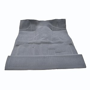 Forração Carpete Moldado Gm S10 1995 A 2020 Cabine Simples Cinza Claro