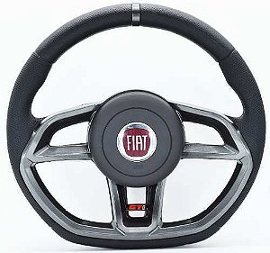 Volante Gti Grafite Palio Strada Uno Siena Emblema Fiat