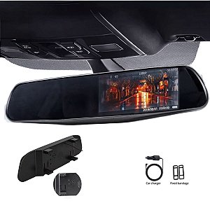 Retrovisor Lcd Para Camera De Ré Aiker