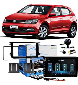 Painel Multimidia Bluetooth Volkswagen Fox 2007 Até 2021