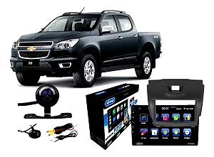 Kit Painel Espelhamento Multimídia Android Auto Carplay S10 Trailblazer 2012 Até 2016