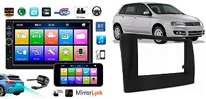 Kit Central Multimidia Mp5 Bluetooth Fiat Stilo 2003 Até 2010