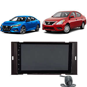 Kit Central Smart Midia Mp5 Nissan Versa Sentra March 2014 Até 2016