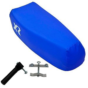 Banco De Mobilete Bikelete Caloi Xr + Presilha + Canote Azul