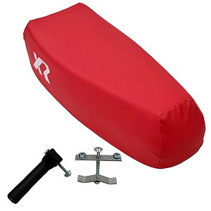 Banco De Mobilete Bikelete Caloi Xr + Presilha + Canote Vermelho