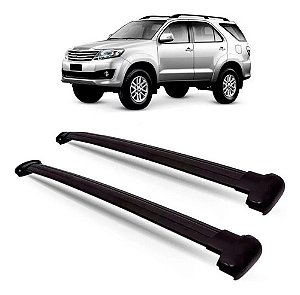 Travessa Aluminio Hilux Sw4 2005 Até 2014 Larga Preto