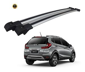 Travessa Aluminio Wr-v 2016 Até 2022 Larga Prata