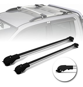 Travessa Aluminio Rav4 2010 Até 2012 Larga Prata